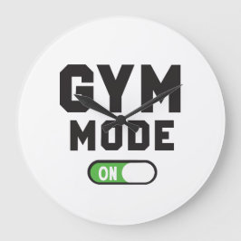 Relógio Grande Gym Mode – Train Hard Stay Strong