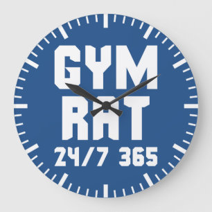 Relógio Grande Gym Rat - Gym Motivational Malhação