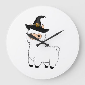 Relógio Grande Halloween Alpaca