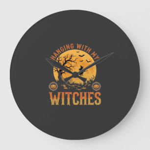 Relógio Grande Halloween das Minhas Bruxas