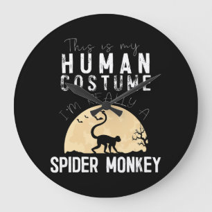 Relógio Grande Halloween, Macaco-Aranha Humano
