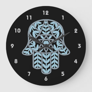 Relógio Grande Hamesh Hamsa Wall Clock