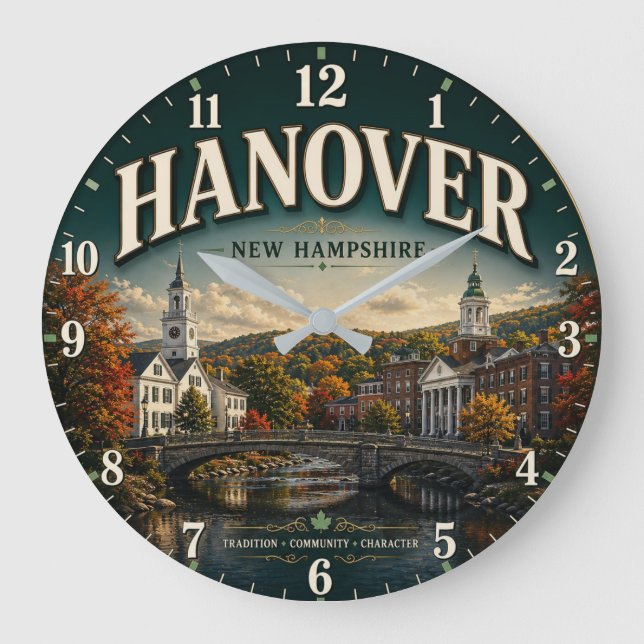 Relógio Grande Hanover New Hampshire (Frente)