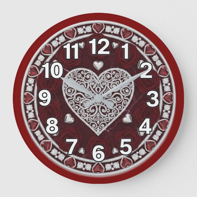 Relógio Grande Heart  (Frente)