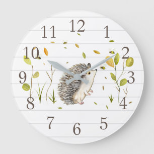 Relógio Grande Hedgehog Wall Clock