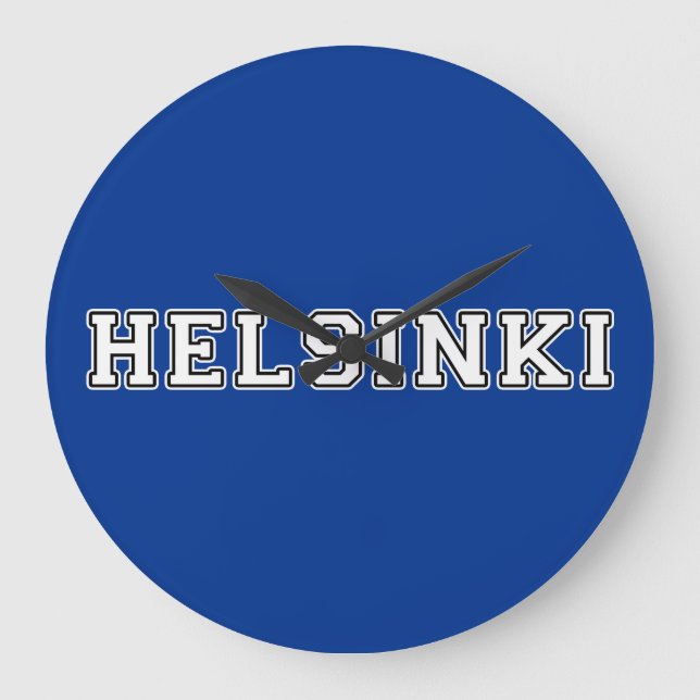 Relógio Grande Helsínquia Finlândia (Frente)