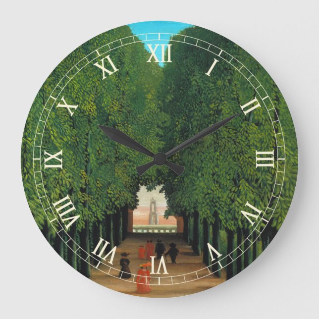 Relógio Grande Henri Rousseau, Avenida no Parque em Saint Cloud (Frente)