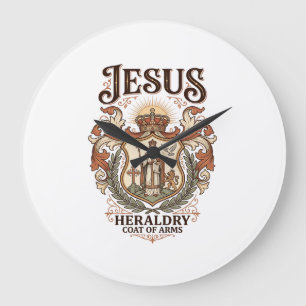 Relógio Grande Heráldica de Jesus Brasão de Armas Heráldica de Je