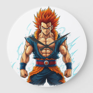 Relógio Grande herói de anime otaku weeb adesivo mercadoria
