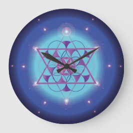 Relógio Grande Hexagrama, geometria sagrada