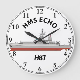 RELÓGIO GRANDE HMS ECHO - CLASSE ECHO - CLOCK GRANDE H87