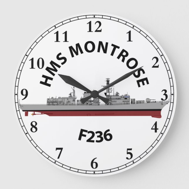 RELÓGIO GRANDE HMS MONTROSE - F236 - TIPO 23 CLOCK GRANDE (Frente)