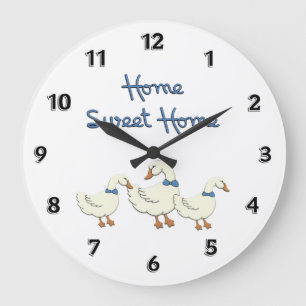 Relógio Grande Home Sweet Home