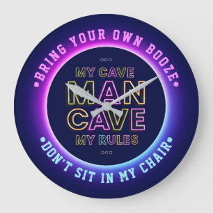 Relógio Grande Homem Caverna Minha Caverna Minhas Regras Trazem S