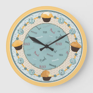 Relógio Grande Hora de Munch my Muffin (Relógio)