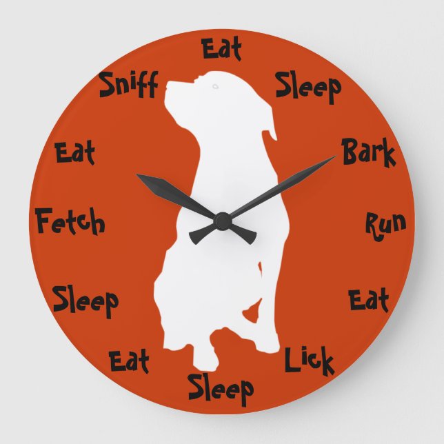 Relógio Grande Hora do Cachorro (Frente)