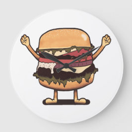 Relógio Grande Hora do hamburguer