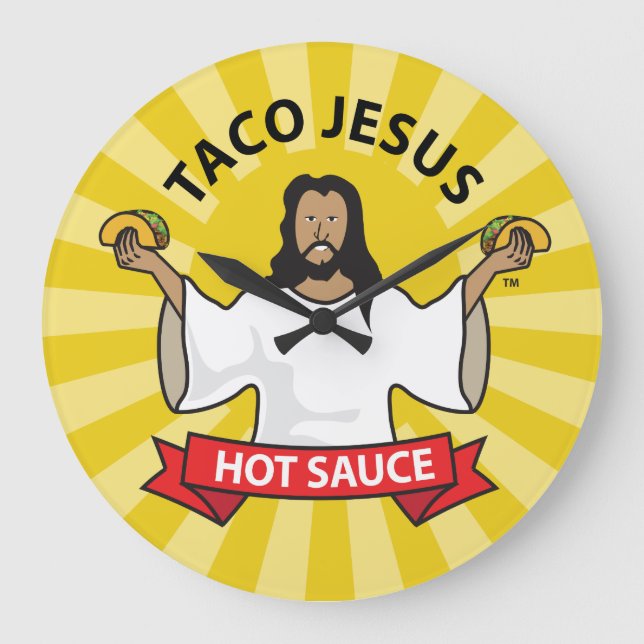 Relógio Grande Hora do Taco (Frente)