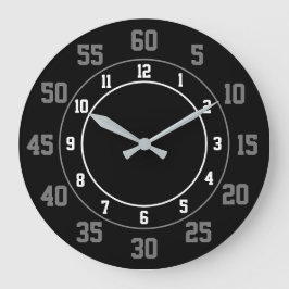 Relógio Grande Horas e minutos,