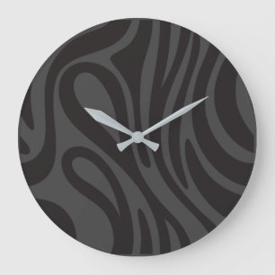 Relógio Grande Horloge Effet Zèbre Africain.Nature et minimaliste