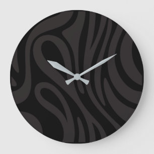 Relógio Grande Horloge Effet Zèbre Africain.Nature et minimaliste