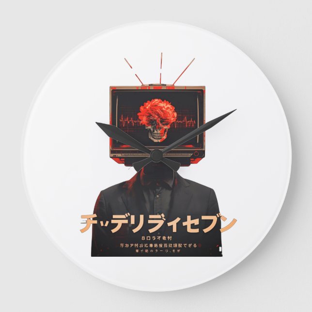 Relógio Grande Horloge en Acrylique (Frente)