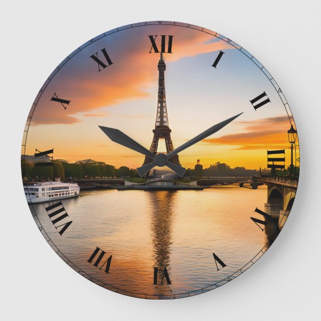 Relógio Grande Horloge en Acrylique (Frente)