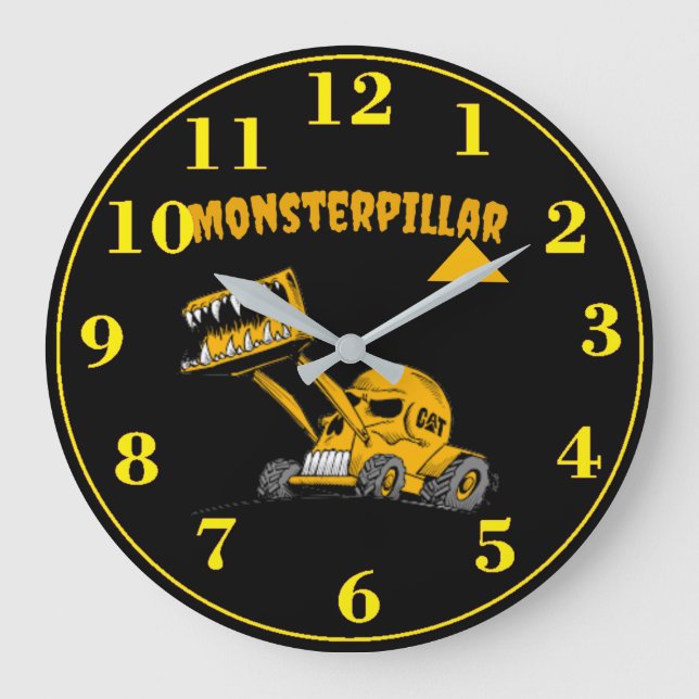 Relógio Grande Horloge monsterpillar (Frente)
