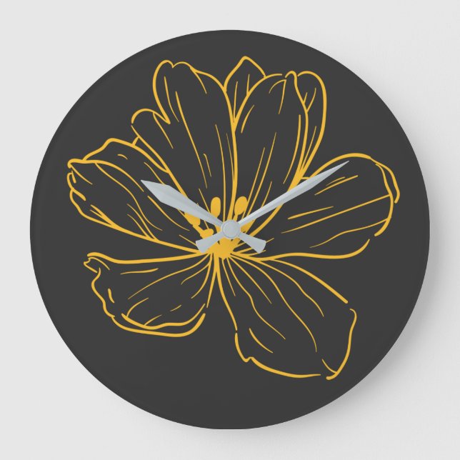 Relógio Grande Horloge - Une petite fleur de printemps (Frente)