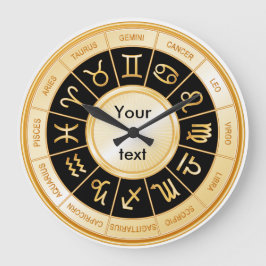 Relógio Grande Horoscópio Mandala