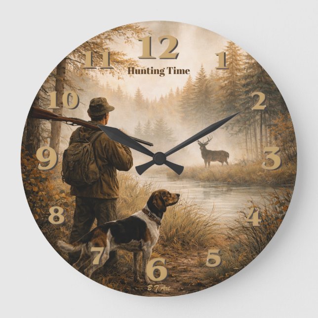Relógio Grande Hunt in the mist (Frente)