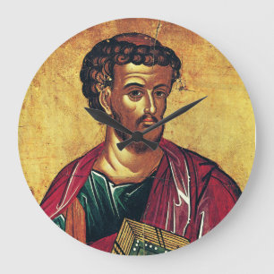 Relógio Grande ícone ortodoxo de São Lucas Evangelista