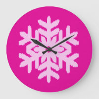 Ikat Snowflake - Fuchsia e rosa-gelo