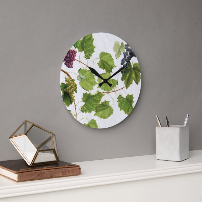 Relógio Grande Ilhas Gregas do Vineyard do Mediterrâneo (Escritório)