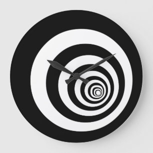 Relógio Grande Ilusões Ópticas Hiponticas Círculos Concetricos