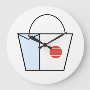 Relógio Grande Ilustração vetorial de bolsa de compras elegante