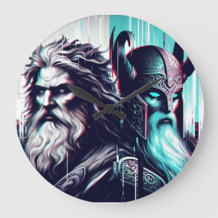 Relógio Grande image of the gods zeus and odin togethe