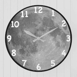 Relógio Grande Imagem de Astronomia de Lua Completa