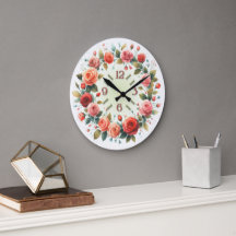 Impressão Artística Aquarela Rosas Coroa