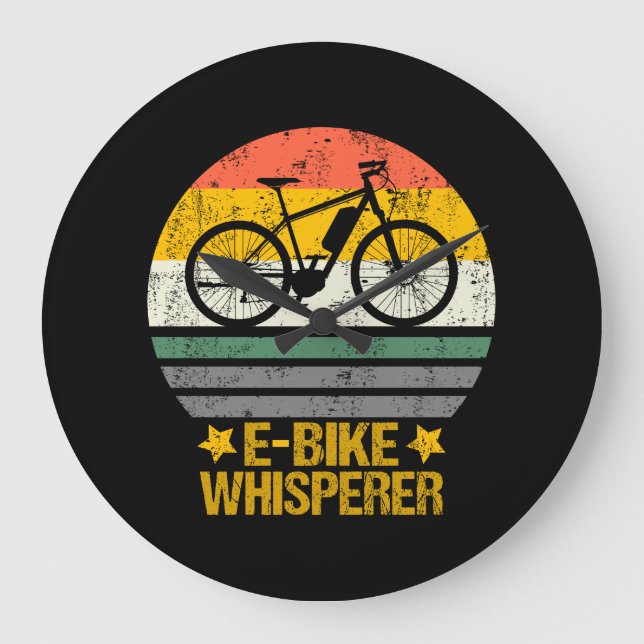 Relógio Grande Impressora Retro-Vintage Bicicleta Elétrica (Frente)