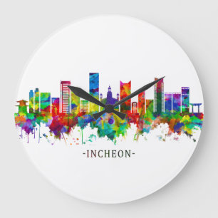 Relógio Grande Incheon South Korea Skyline