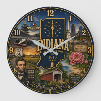 Relógio Grande Indiana Hoosier State