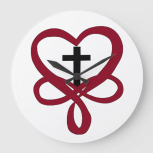 Relógio Grande Infinity Cross