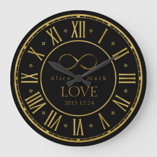 Relógio Grande Infinity Love   Ofertas de Geek