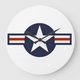 Relógio Grande Insignia da Aeronave da Força Aérea da Segunda Gue
