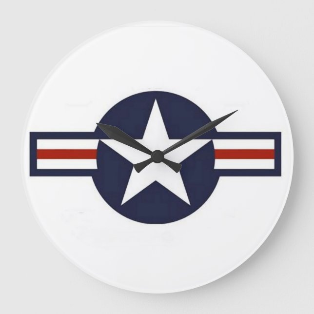 Relógio Grande Insignia da Aeronave da Força Aérea da Segunda Gue (Frente)