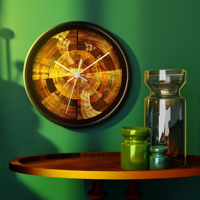 Relógio Grande Integridade Abstrato Art Round (Integrity Abstract Art Round Wall Clock)