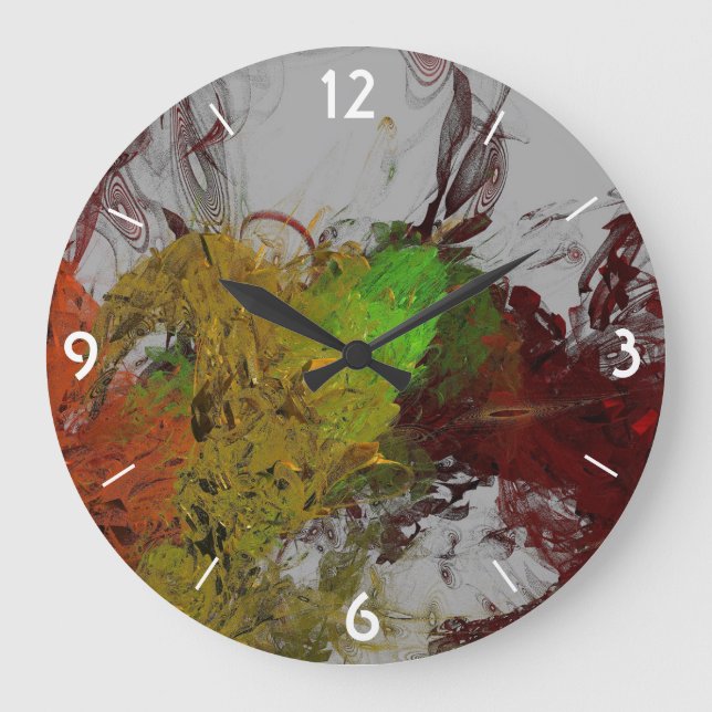 Relógio Grande Invasão da cor (Frente)