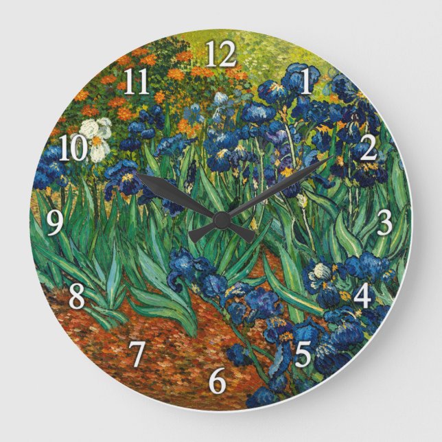 Relógio Grande Íris de Vincent van Gogh  (Frente)