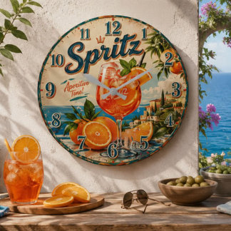 Relógio Grande Italian Spritz
